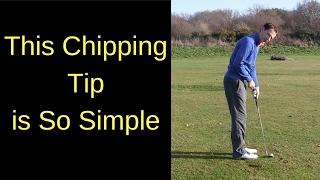 STRIKE YOUR CHIP SHOTS  ONE SUPER SIMPLE GOLF TIP [upl. by Nebe]