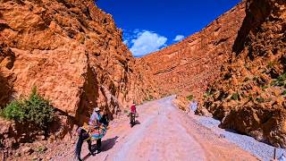 Scenic Drive Through🛣️Moroccos Stunning GORGES du TODRA TODGHA From Tinghir to Tamtetoucht [upl. by Alistair]