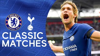 Tottenham 12 Chelsea  Marcos Alonso Double Extends Tottenham Wembley Woes  Classic Highlights [upl. by Notsae860]