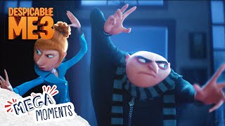 Gru and Lucys Unexpected Surprise 🥳🎉  Despicable Me 3  Movie Moments  Mega Moments [upl. by Elkraps]