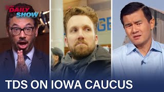 TDS Covers the Iowa Caucus  The Daily Show [upl. by Lyram877]