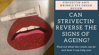 Strivectin Intensive Eye Concentrate anti wrinkle eye cream review ad [upl. by Houston846]