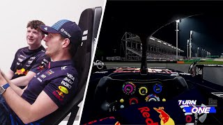 How Smooth Is Max Verstappen Around Bahrain  Oracle Virtual Laps [upl. by Quentin]