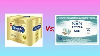 Enfamil A VS Nan Optipro [upl. by Namrak]