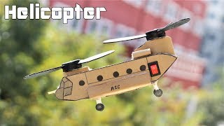 How to make a Military Helicopter  Electric CH47 Helicopter [upl. by Strage]