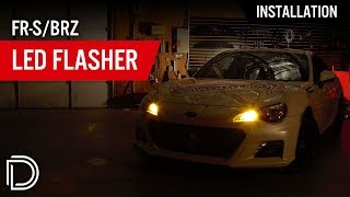 FRS  BRZ Fix Turn LED Hyperblink with Flasher [upl. by Ogilvy]