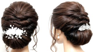 Messy low bun  Bridal hairstyle  Hair tutorial  Hairstyles for girls  Party hairstyles [upl. by Nadaba]