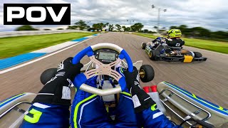 Lando Norris Helmet POV  LN Karts Australia [upl. by Ittam]