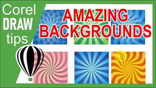 Creating a distinguishing background in CorelDraw [upl. by Airdnekal587]