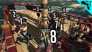 8 MAN CREW  Sea of Thieves Greatest Experience 5 [upl. by Peskoff184]