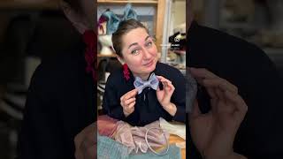 How to make Sinamay bows  New video tutorial on my YouTube channel hatmaking london diyfashion [upl. by Laurinda]