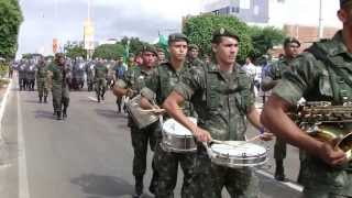 1ª CIA DE INFANTARIA  DESFILE CÍVICO 7 DE SETEMBRO 2013 [upl. by Benoit]