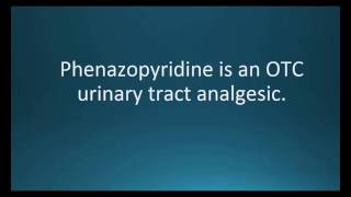 How to pronounce phenazopyridine Uristat Memorizing Pharmacology Flashcard [upl. by Brietta]