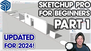 Getting Started with SKETCHUP PRO in 2024 Part 1  BEGINNERS START HERE [upl. by Aivizt]