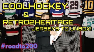 Jerseys From CoolHockey and Retro2Heritage to UNBOX Plus North Star Jersey Cresting [upl. by Ronoh]