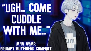 Comfort ASMR Grumpy Boyfriend Wants Cuddles M4A Tsundere Boyfriend [upl. by Iadam]