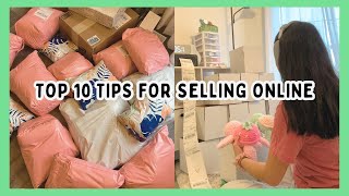 Top 10 Tips for Selling Online Small Business Edition 🌸 Crochet Etsy Tips amp Tricks [upl. by Eolcin]