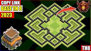 TERBARU TH8 HYBRIDWAR Base 2023  Base TH8  Clash Of Clans [upl. by Ellebana]