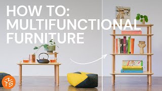 NEVER TOO SMALL Multifunctional Furniture for Your Living Room [upl. by Ianteen]