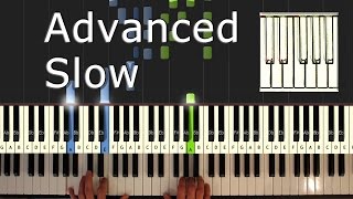 Canon in D  Piano Tutorial Easy SLOW  Pachelbel  How To Play Synthesia [upl. by Kuhlman]