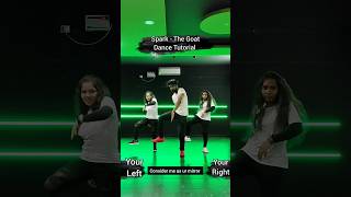 Spark  the Goat Dance Tutorial  Step by step easy Dance Tutorial  Thalapathy vijay Dance [upl. by Lindon394]