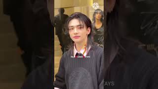 VERSACE PRINCE HYUNJIN visiting the Versace Store ♥️✨✨ [upl. by Rosamund]