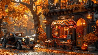 Smooth Jazz Music by the Coffee Shop That Makes You Feel Positive and Relaxing  Fall Jazz Playlist [upl. by Bohs]