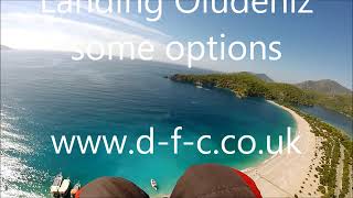 Paragliding Oludeniz landing options [upl. by Naihs117]