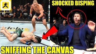 MMA Community Reacts to the 46 SECONDS KO in Urijah Faber vs Ricky SimonGermaine de RandamieUFC [upl. by Tiler]