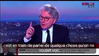 Incroyable aveu de l’exCommissaire européen Thierry Breton  cf vidéo ⤵️ [upl. by Soneson]