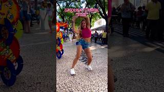 Obsessed  GASOLINA DANCE in PUBLIC 👀 shorts viraldance [upl. by Charleen]