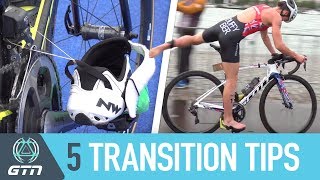 Transition From The Swim To Bike Faster  Top 5 T1 Tips [upl. by Syverson287]