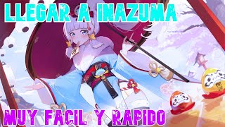 COMO LLEGAR A INAZUMA Genshin Impact [upl. by Llertnom488]