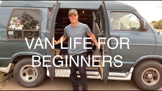 VAN LIFE for BEGINNERS [upl. by Esiahc]