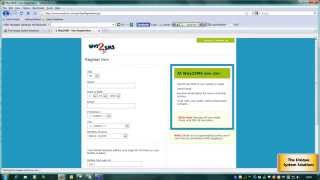 How to create an account is way2smscom [upl. by Eisor787]