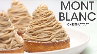 Mont Blanc Dessert Delicious Chestnut Tart Recipe With A French Chef  How To Cuisine [upl. by Elyl886]