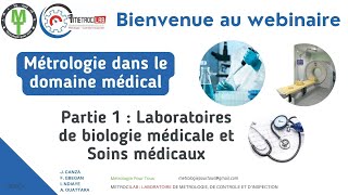 WEBINAIRE METROLOGIE MEDICALE [upl. by Oiramal]