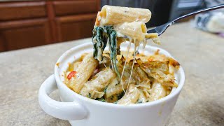 Creamy Spinach and Artichoke Dip Pasta Recipe [upl. by Eniar700]