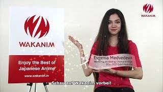 Wakanim  Interview mit Goldmedaillistin Evgenia Medvedeva [upl. by Jaylene80]