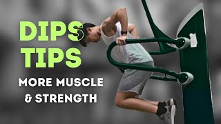 Build More Muscle With Dips 5 Effective Form Tips [upl. by Iren]