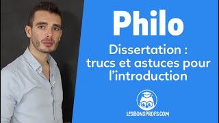 Dissertation  trucs et astuces pour l’introduction  Philosophie  Terminale  Les Bons Profs [upl. by Septima375]