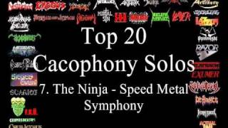 Cacophony Solos Top 20 Part 2  Jason Becker Marty Friedman [upl. by Lamoureux880]