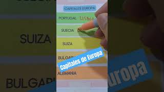 Resolvemos las capitales de Europa [upl. by Gustaf]