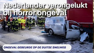 Nederlander verongelukt bij ongeval in Duitsland [upl. by Lonne860]