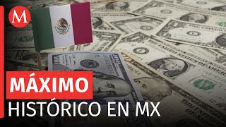 Las reservas internacionales superan los 217 mil mdd Banxico [upl. by Afatsuom]