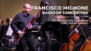 Francisco Mignone Bassoon Concertino [upl. by Koller]