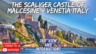 Scaliger Castle of Malcesine Discover Venetias Medieval Gem in Stunning 360 Virtual Tour amp History [upl. by Ialda]