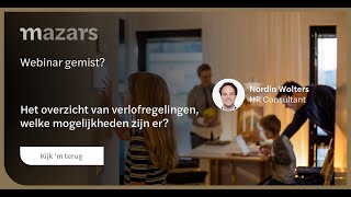 Webinar Het overzicht van verlofregelingen welke mogelijkheden zijn er [upl. by Nessej192]