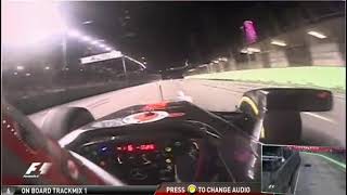 F1 Singapore 2012 FP2 Lewis Hamilton OnBoard Helmet Cam [upl. by Kra979]