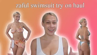 Zaful Swimsuit Try On Haul [upl. by Nylqcaj]